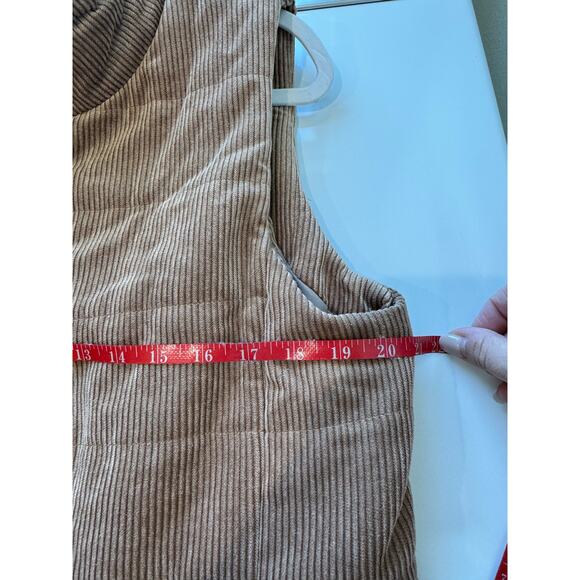 Becool Women's Corduroy Ribbed Full-Zip Vest Mock Neck Fall Winter Gear Size L - Picture 5 of 8